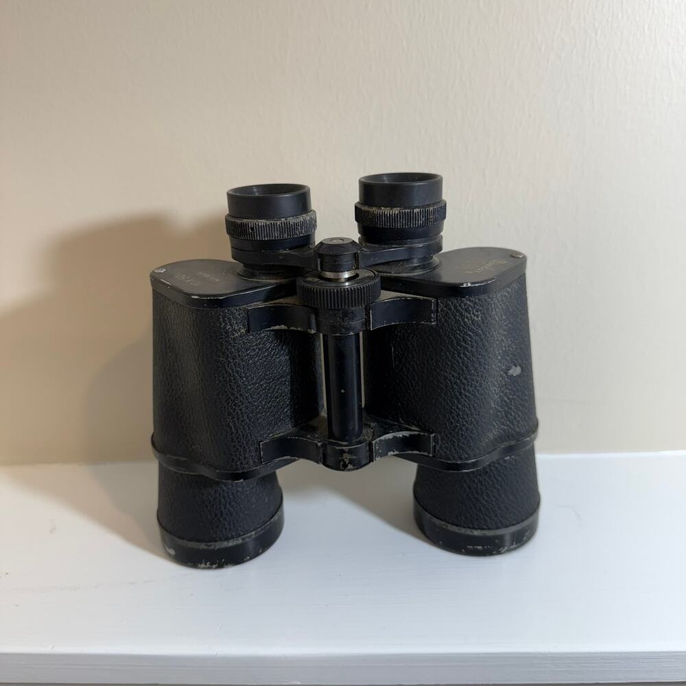 Vintage Binolux 10x50 Binoculars Triple Coated Optics 262ft 1000yd Japan